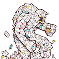 Paper Monster