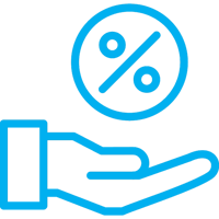 icon representing sales commission payment