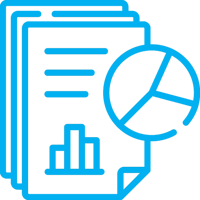icon representing reports