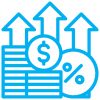 icon representing variable and fixed rates