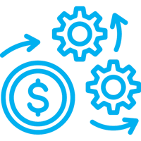 icon representing cash flow