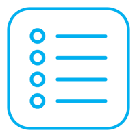 icon representing line item management