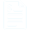 Icon representing financial statements